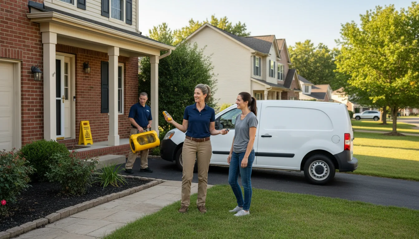 Water restoration image for Dehumidification And Cleanup Services in Harrisville, MI